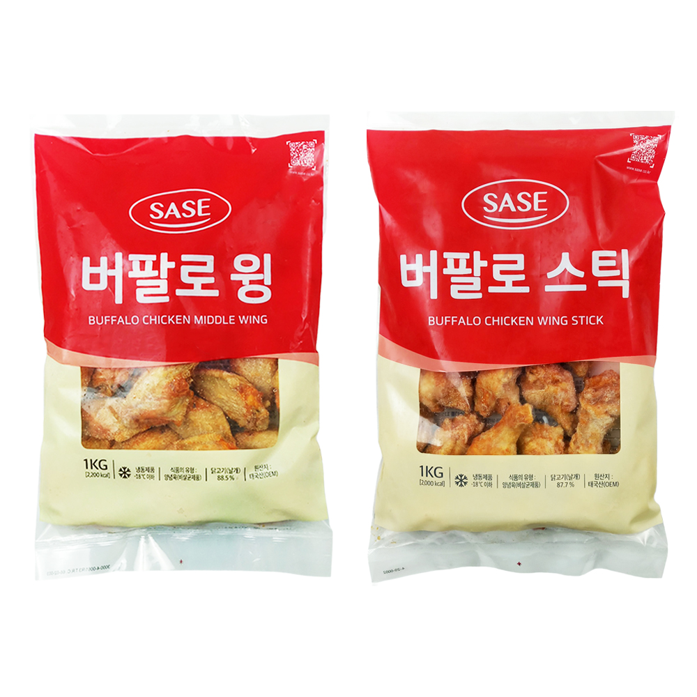 사세 버팔로윙, 버팔로스틱 1kg+1kg : 폼푸드