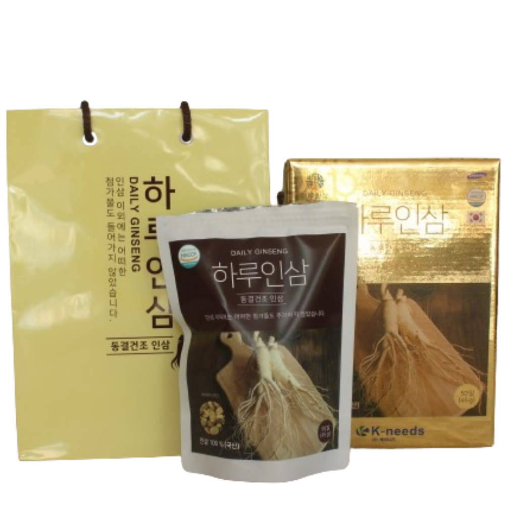 동결건조 하루인삼 50개 100%국산 인삼쉐이크 : 쌍둥이네인삼
