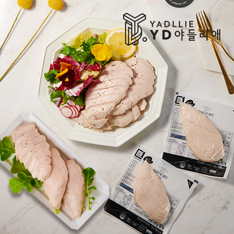 [야들리애] 국내산 촉촉한 저염 고단백 닭가슴살, 100g, 10+10개 / 헬스 체중 관리 다이어트 : 제이케이글로벌 몰