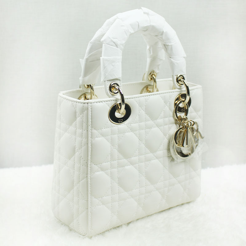 [중고명품다올]디올 Lady Dior My ABCDior 스몰 레이디백 화이트 : 명품 다올 해운대점