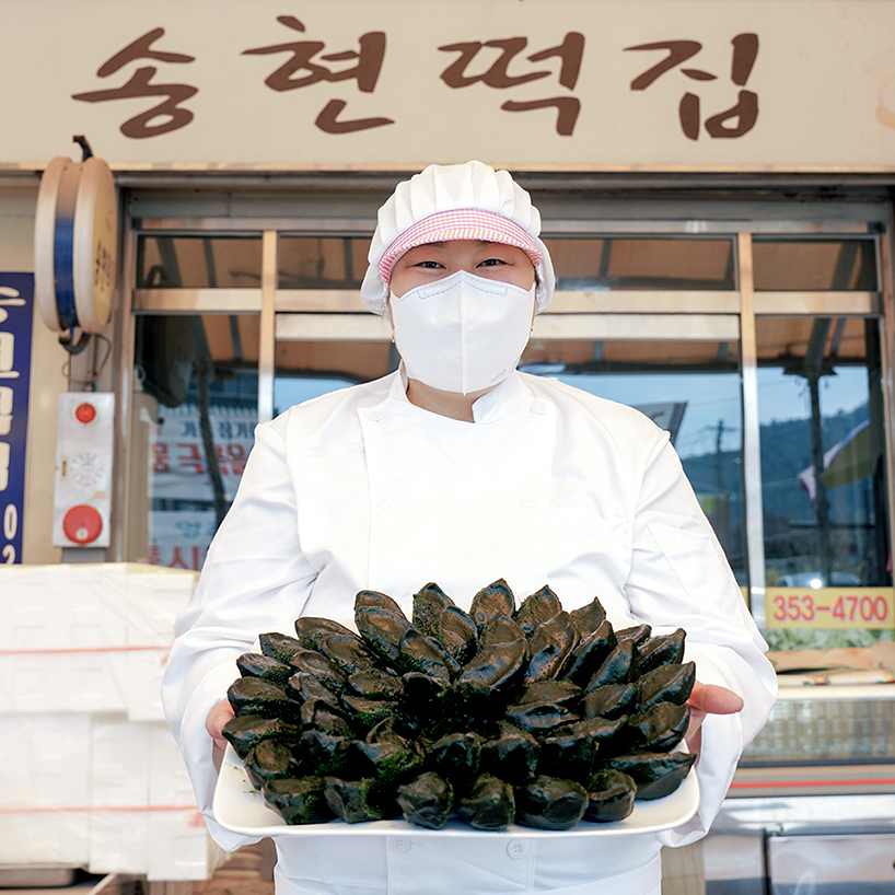 [송현떡집] 찐 모싯잎 송편 기피, 20개 50g : 먹사니즘