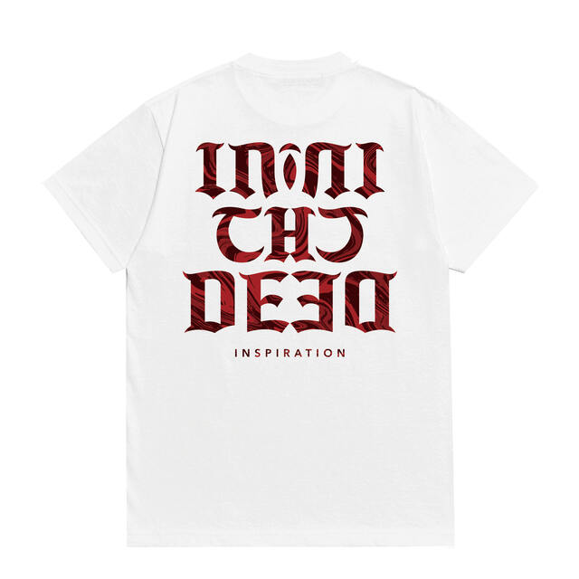 인투더딥 반팔티셔츠_BIG LOGO Decalcomani Deep Red : 구르미아