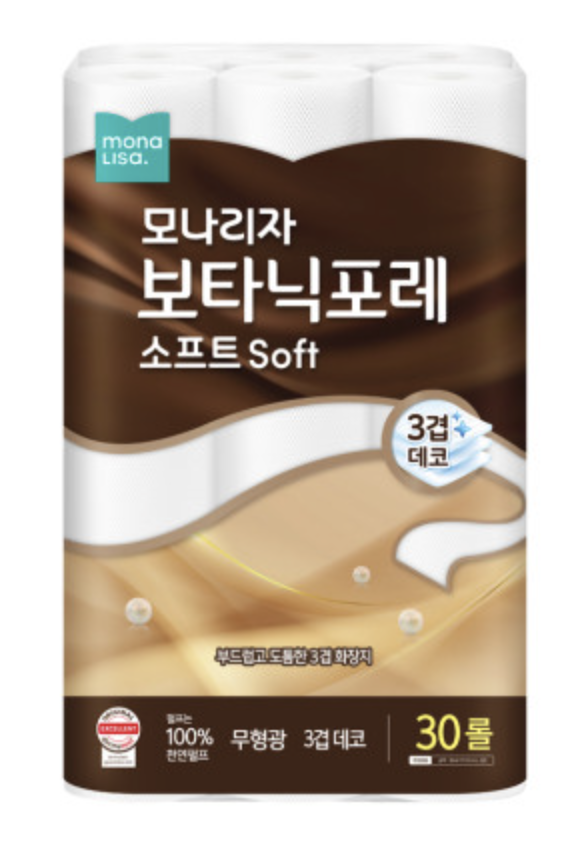 모나리자 보타닉포레 소프트 3겹 30M 30롤 : 블레스트리
