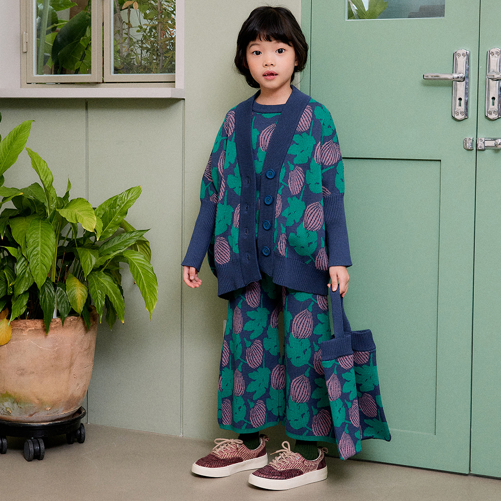FIG KNIT CARDI : 모모하니포포