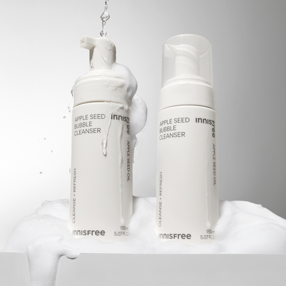 [더블기획] 이니스프리 애플 씨드 버블 클렌저 150ml, 2개 : 이니스프리