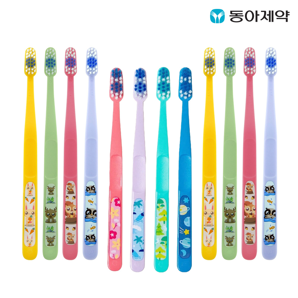 조르단 유아/어린이 칫솔 버디 12개입 : 동아제약 생활 공식스토어