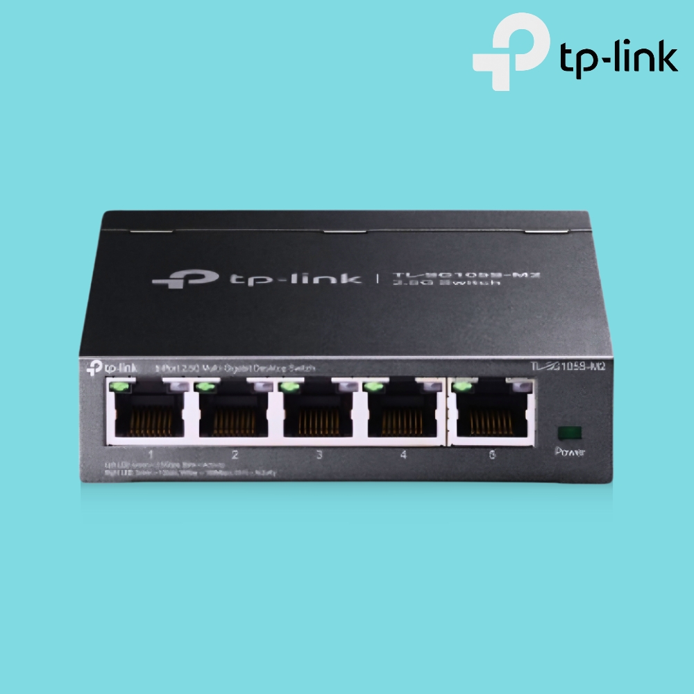 티피링크 TL-SG105S-M2 2.5G 5포트 데스크탑 기가 랜선분배기 스위칭허브 : 안심홈즈