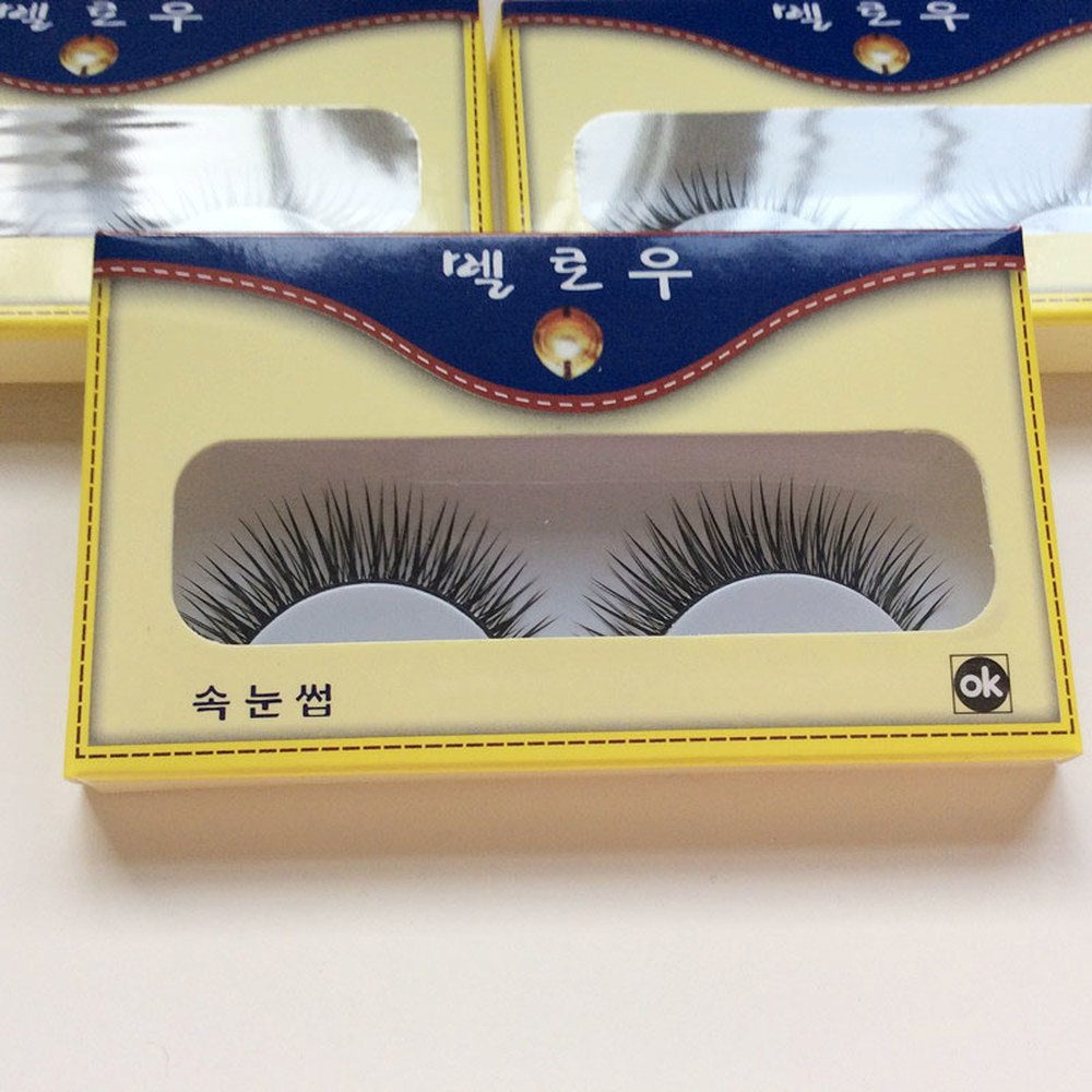 밍크 볼륨 모양 메이크업 3D 인조 속눈썹 가능한 익스텐션 자연스러운 재사용 아이 : 인그씨
