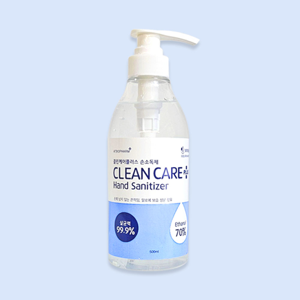 의약외품 비치용 클린케어 플러스 손소독제 겔타입 에탄올 70% 500ml : 굿헬스메디