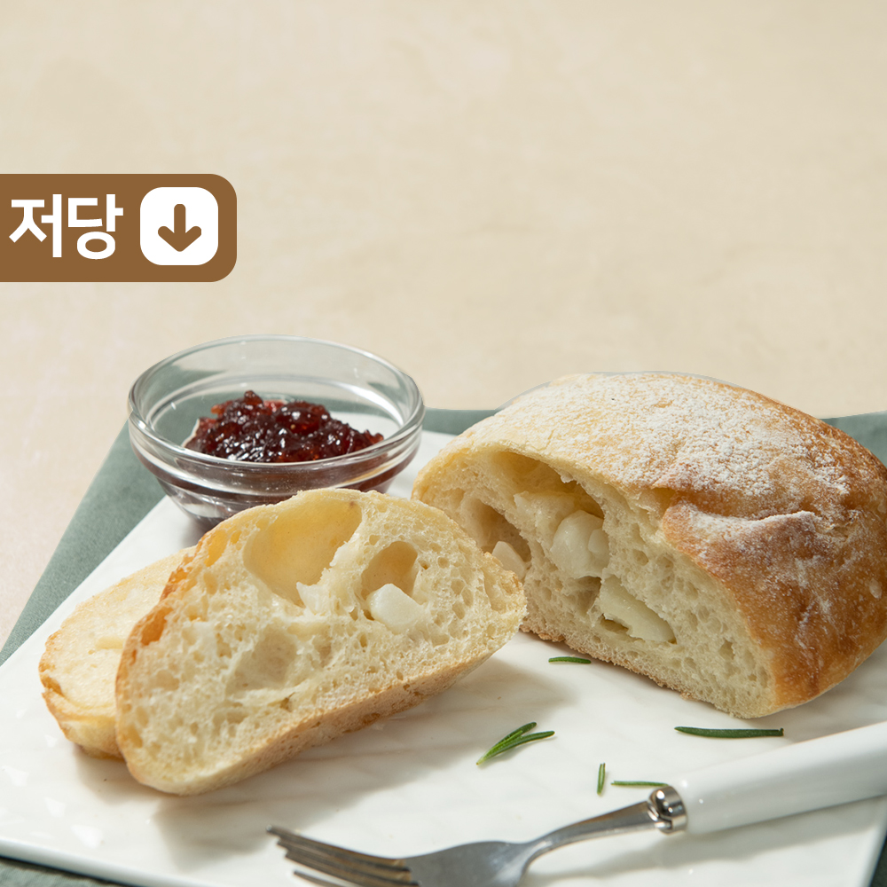 [감자 치아바타] 저당빵, 비건빵, 건강빵 식사대용 더브레드블루 : 더브레드블루