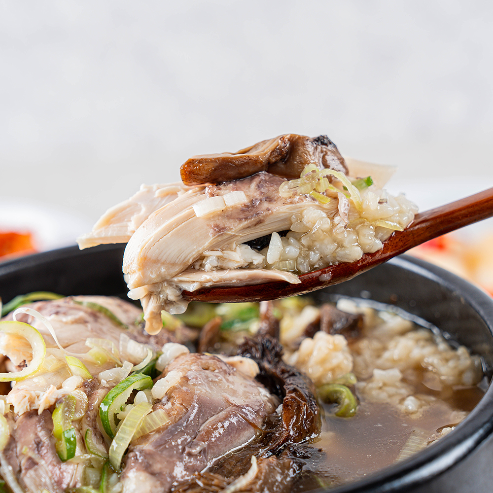순이네꿈 능이버섯 삼계탕 닭 백숙 찰밥 밀키트 1인분 (문경맛집 수제 보양식) : 순이네꿈
