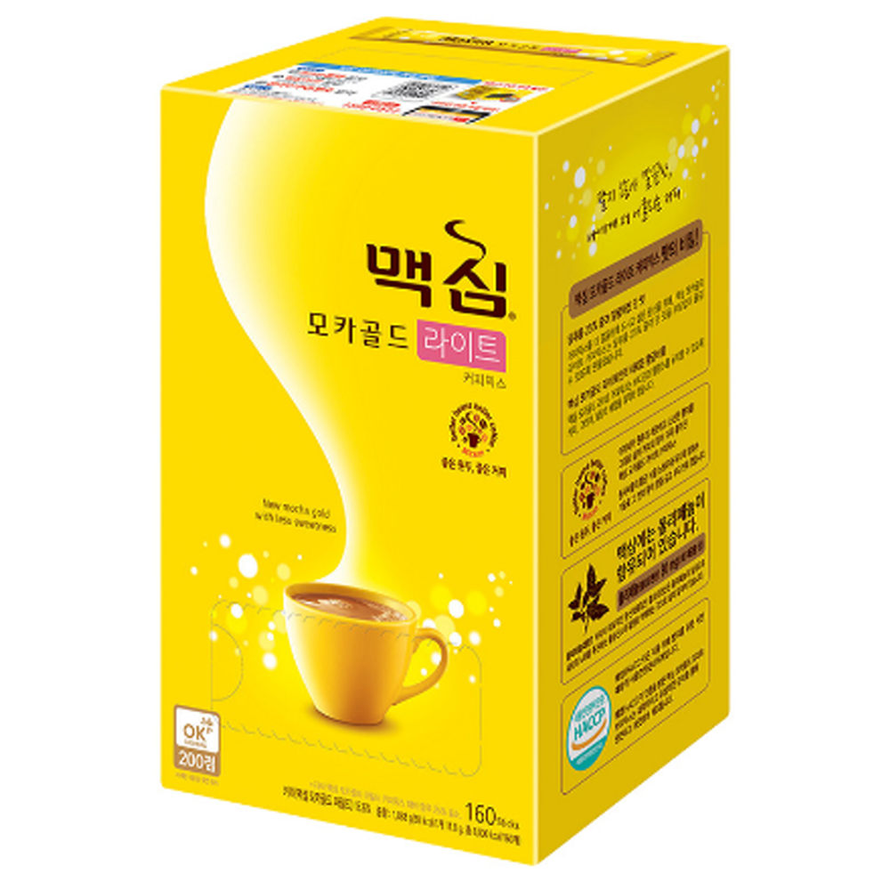 커피 모카골드 라이트 칼로리 디저트 음료 깔끔 신선 천연카제인 맛있는 부드러운 향160T : 돈버는 언니네들