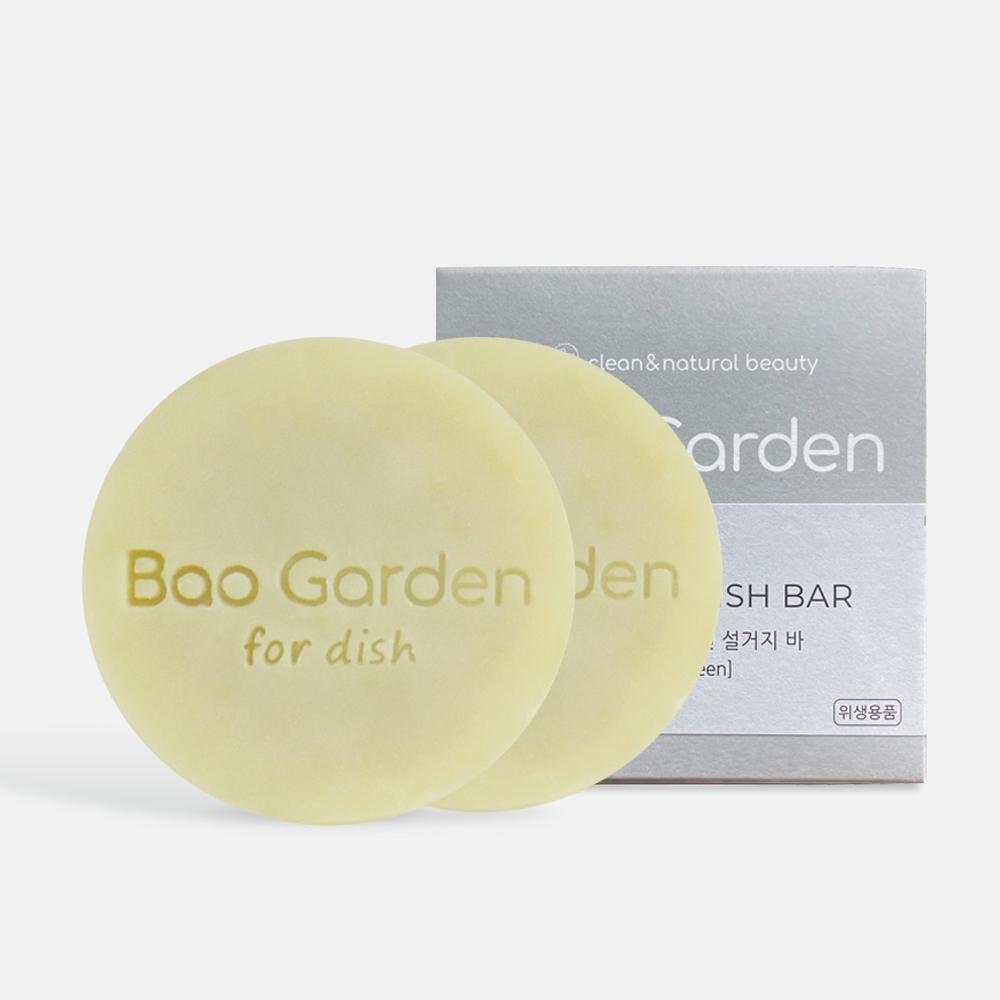 바오가든 이엠 클린 설거지 비누 킵그린 100g 2개 주방비누 설거지바 : Bao Garden