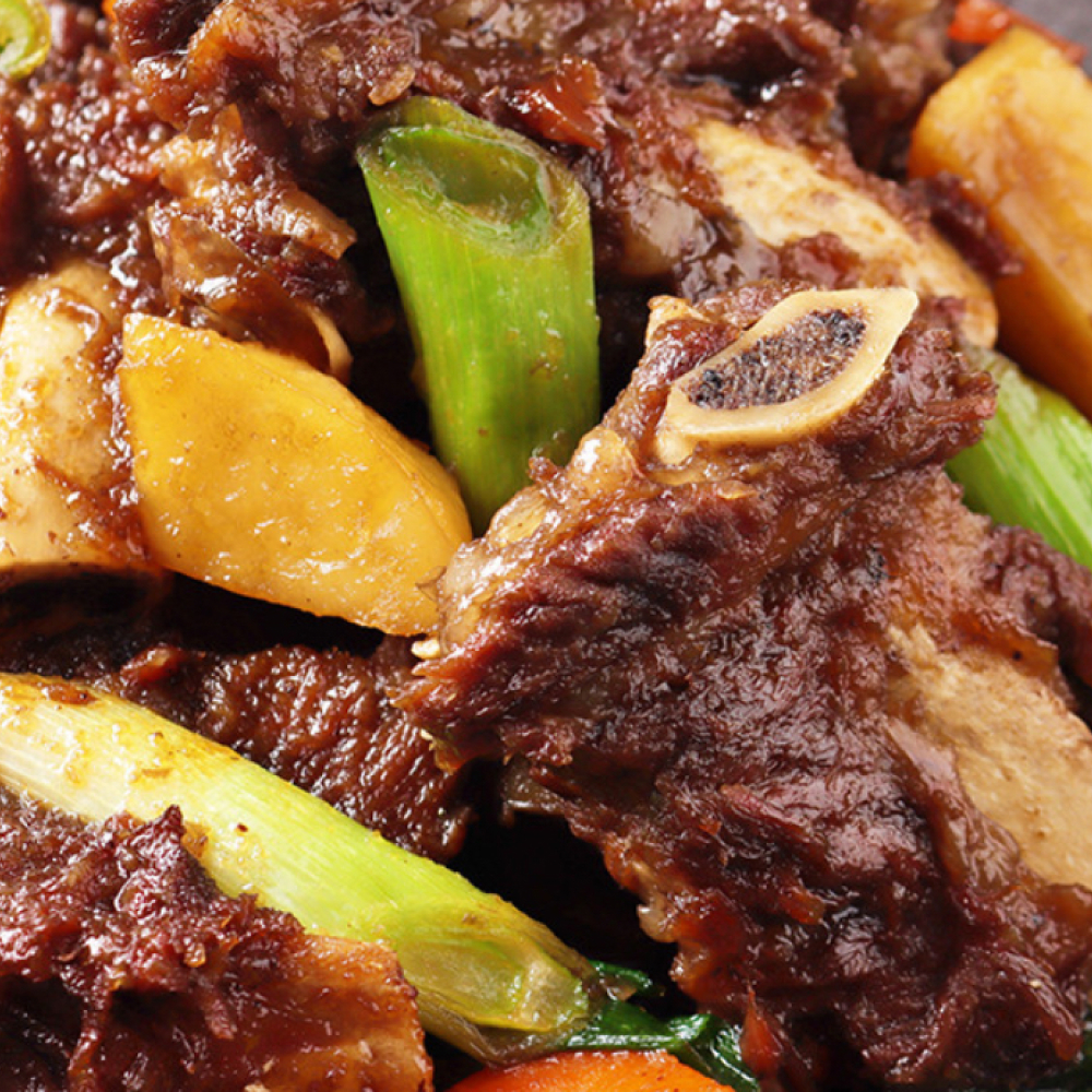 소갈비찜 뼈없는 갈비찜 간단 정셰프 밀키트 1000g : 오늘의한입