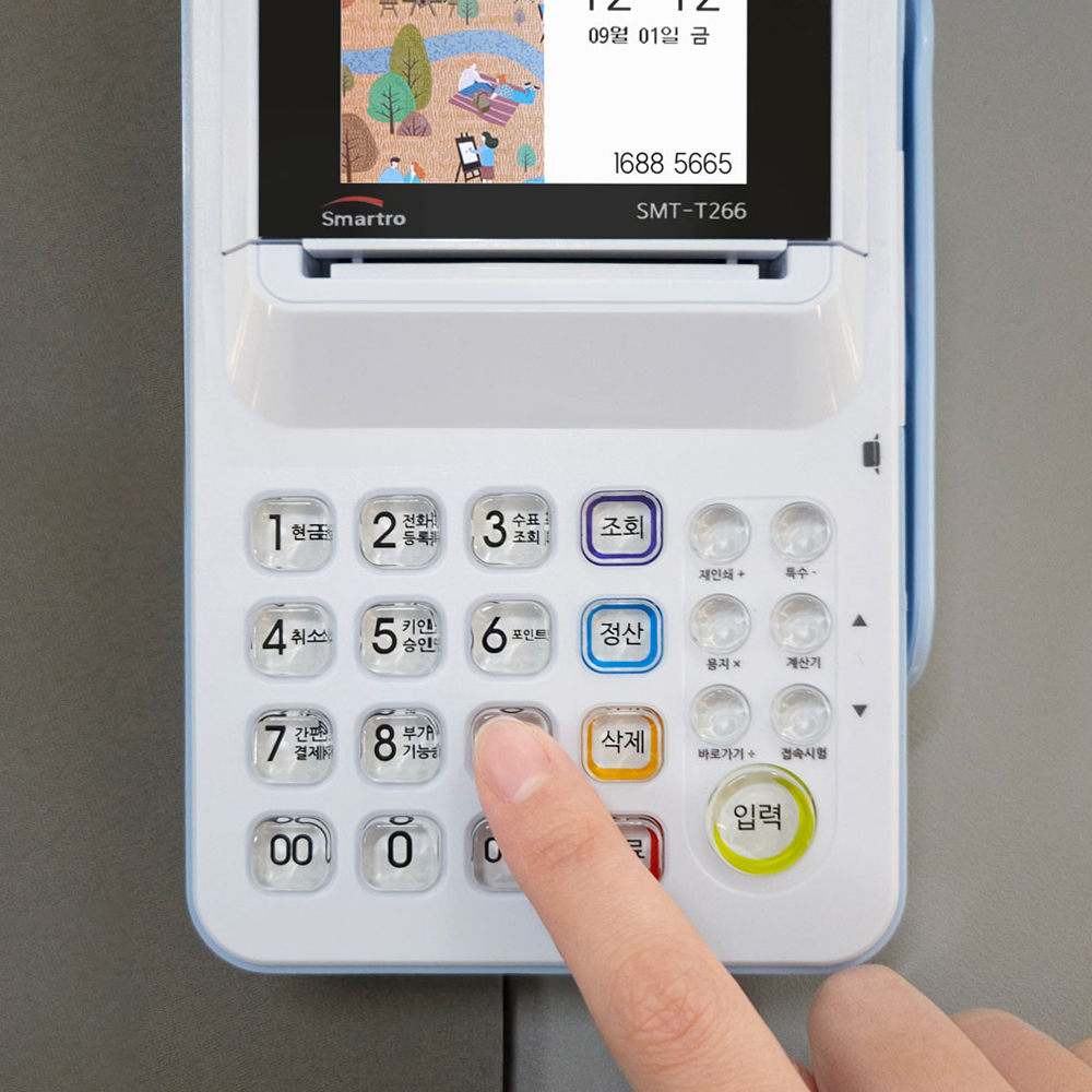 카드단말기 POS 카드결제기 포스기 NFC 결제기계 애플페이 삼성페이 가맹 없는 사업자 : 원 시스템