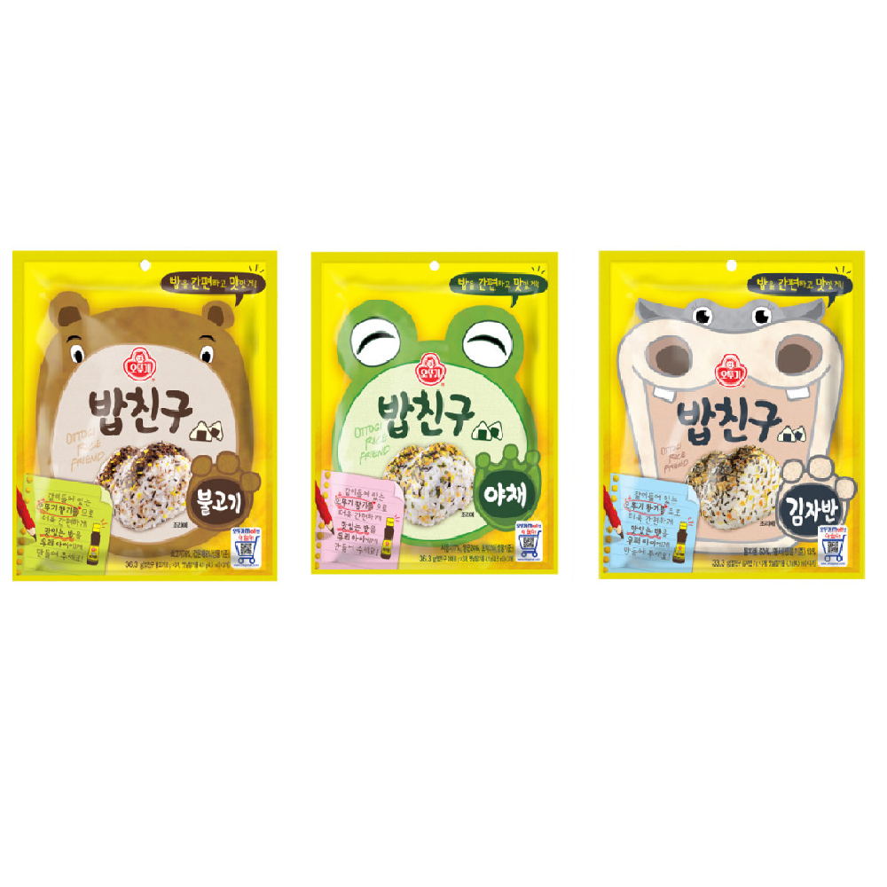 오뚜기 밥친구 3종 - 불고기, 야채, 김자반 : 다솔하이
