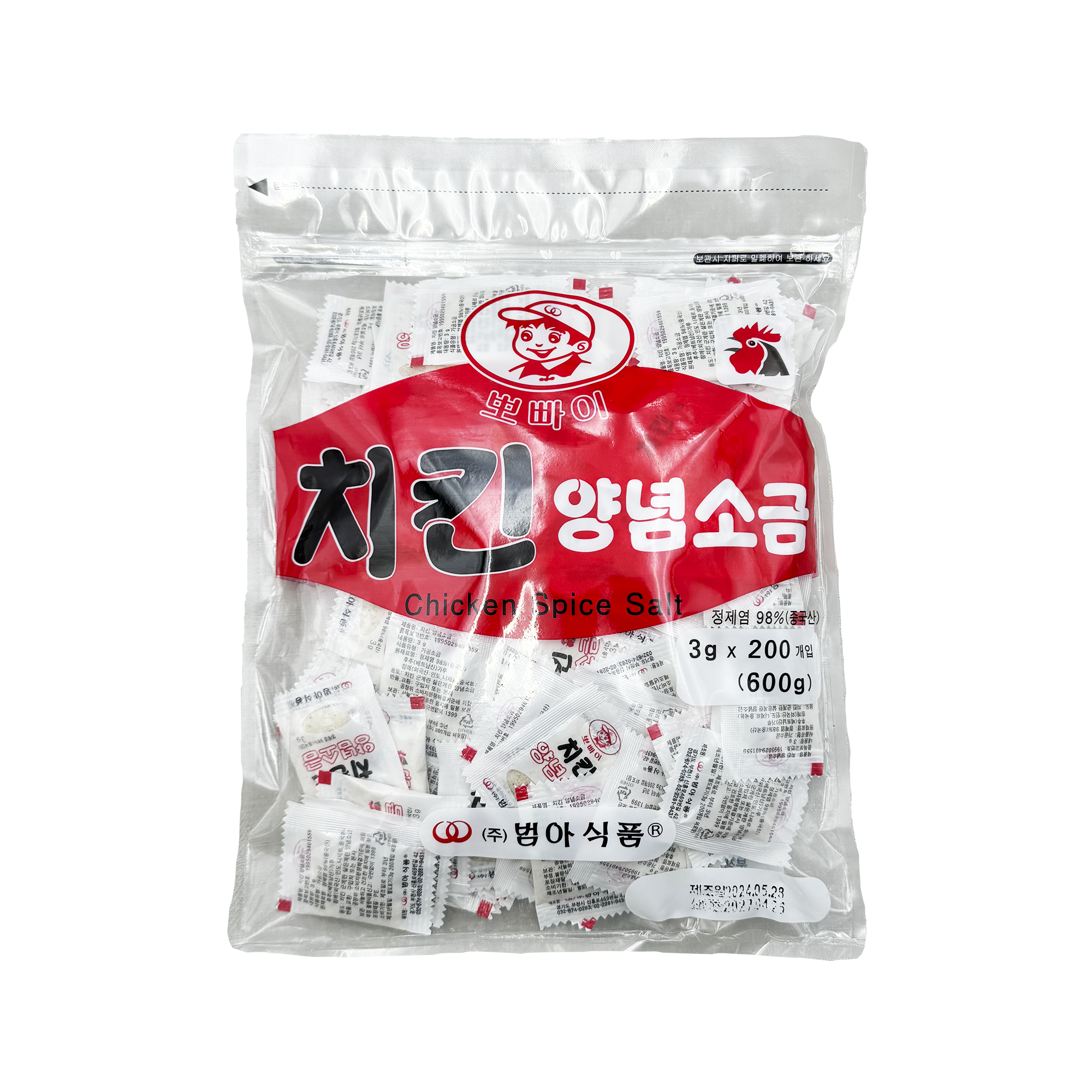 범아 치킨양념소금 3g X 200ea : 더상상몰