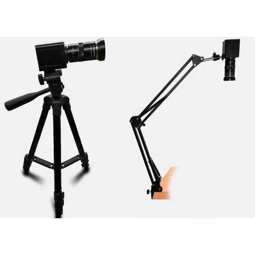 강의용카메라 HDMI 카메라 개인방송 라이브 고화질 브이로그 교육 고정 초점 + 베이스 브래킷 : 재민이몰