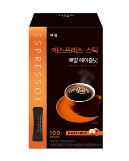 쟈뎅 로얄 헤이즐넛 콜롬비아 수프리모 커피, 1g, 100개입, 1개 : 수수플렉스