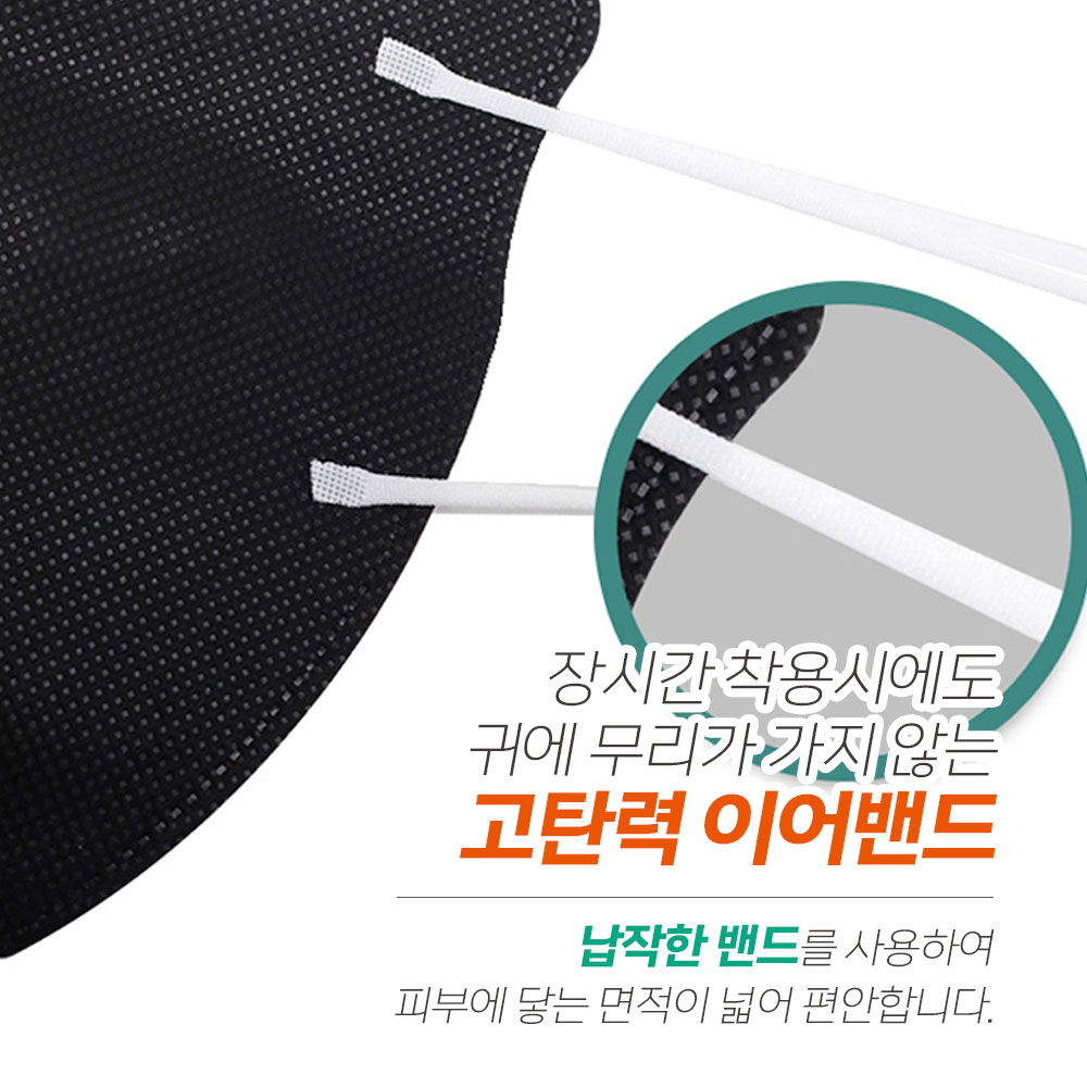 [유통기한25년7월까지] 휴그린 퓨어엣지 KF94 대형 새부리형 마스크 100매 개별포장 : 걸리버인쇄
