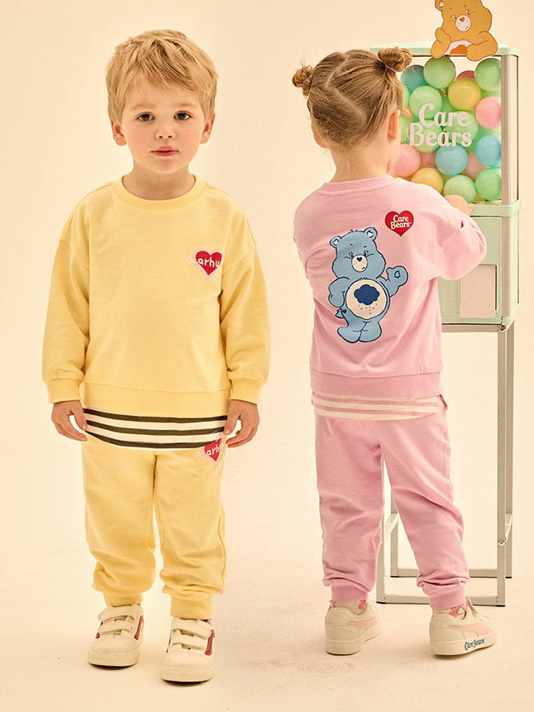 [케어베어] 안녕케어베어 레이어드 루즈핏 상하복 : carebears