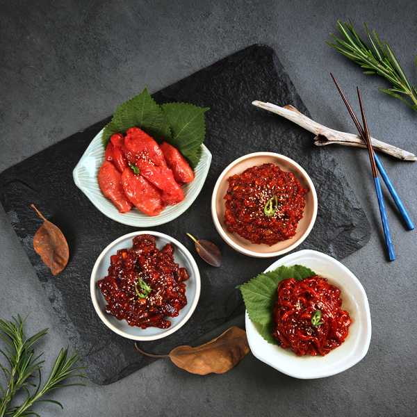 강경맛깔젓 젓갈 선물세트 250gx4개/500gx4개 (명란 오징어 낙지 씨앗) : 전국대표팔도장터