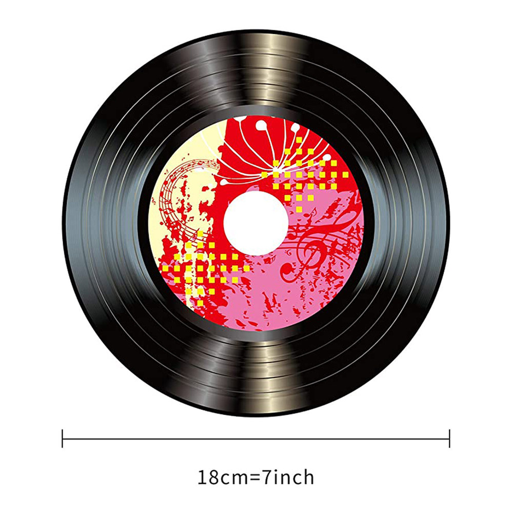 활동 레트로 바 벽걸이 비닐 레코드 CD 카페 음악 패턴 분위기 장식 파티 : 율하스토리