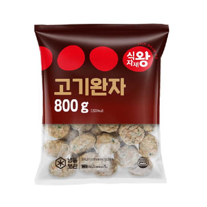 식자재왕 고기완자 800g (40g x 20개) : 그린푸드마켓