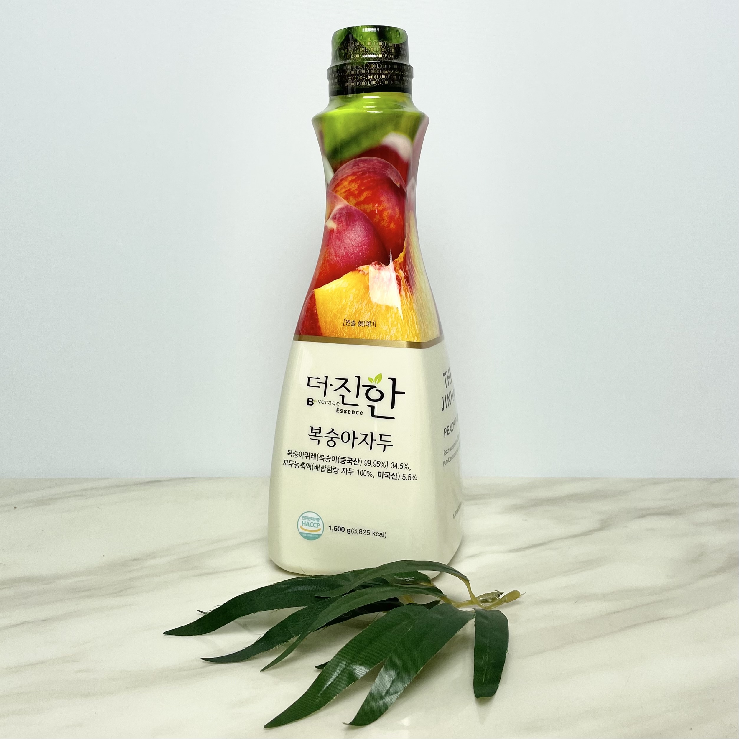 2+a 웰파인 더진한 복숭아자두 농축액 1.5kg 에이드 시럽 베이스 원액 음료 농축액 : 싸다구 커피