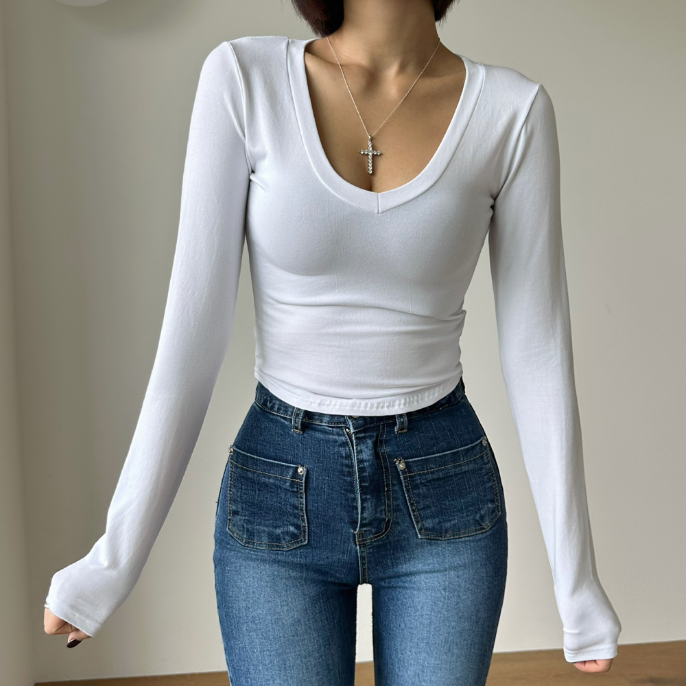 모달긴팔 브이넥이너 : 이어먼스데이