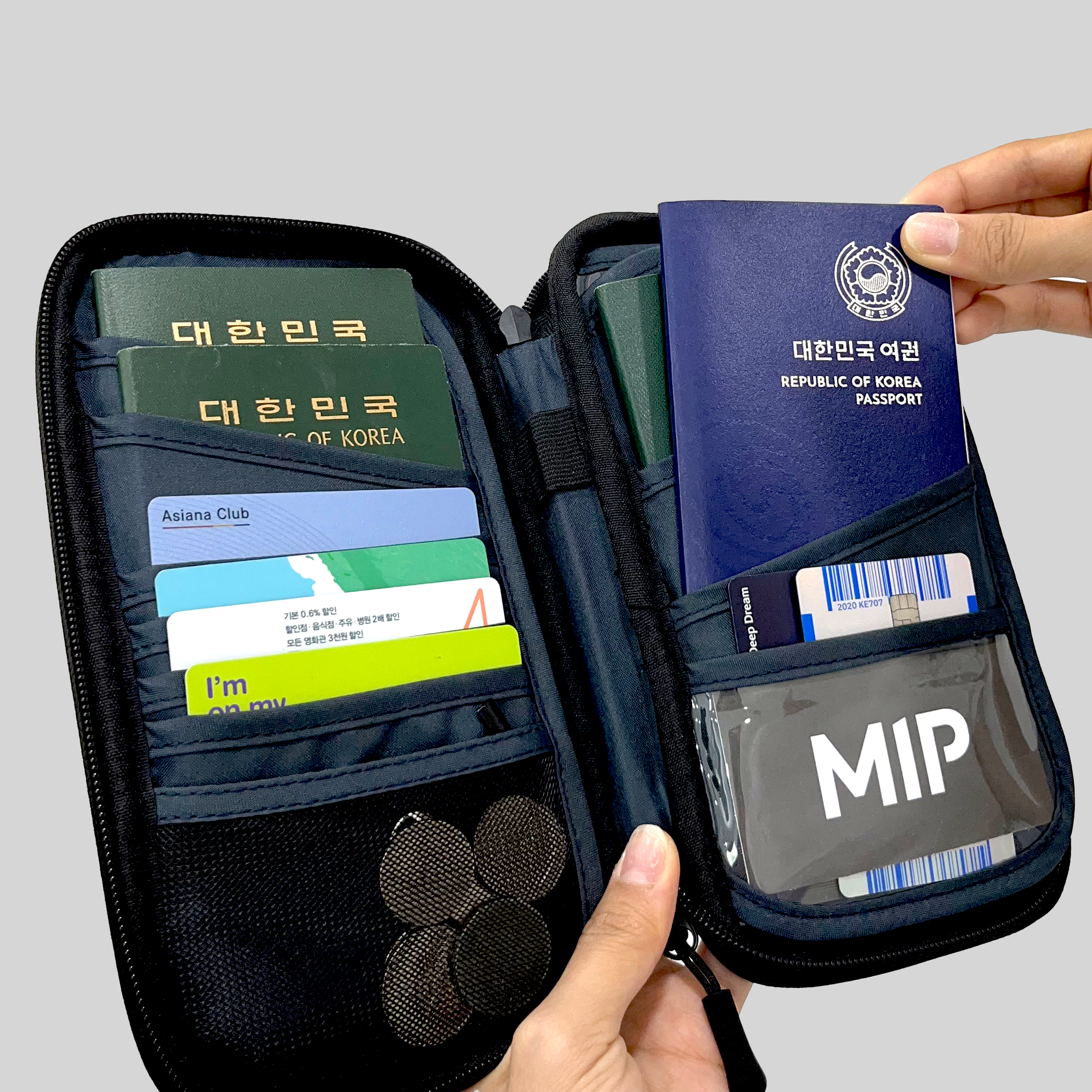 여권 가방 파우치 지갑 여행용 Rfid차단 : 엠아이피컴퍼니