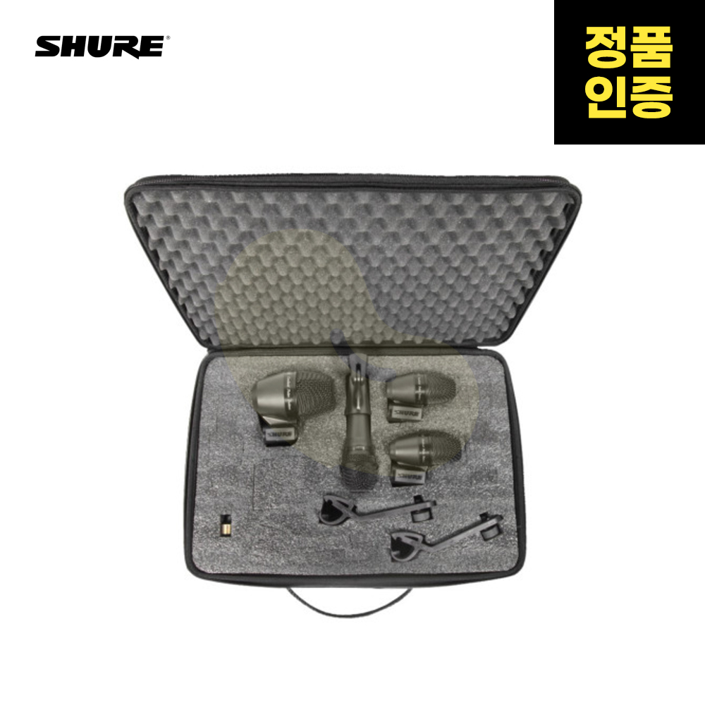 SHURE(슈어) PGA DRUMKIT4 4피스 유선 드럼마이크 키트 : 리스너츠