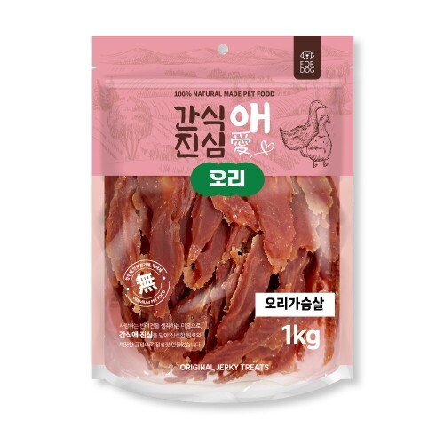 PD간식애진심 1kg X 12개 강아지 고양이 치킨 닭고기 날개 오리 가슴살 개껌 보양식 : 러브펫츠