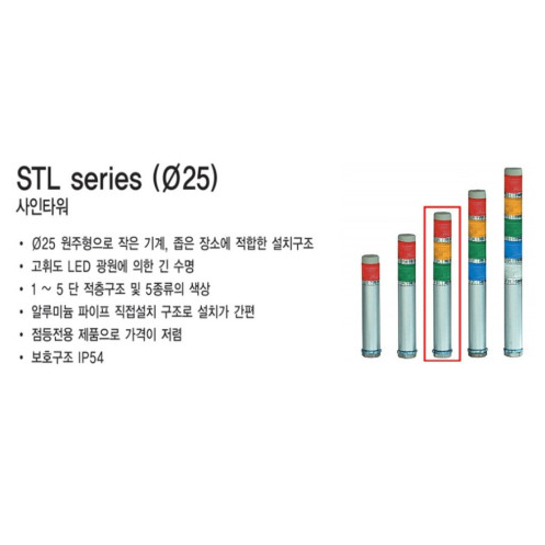 [한영넉스] 타워램프 STL025-D513P  .. : 우리에프에이