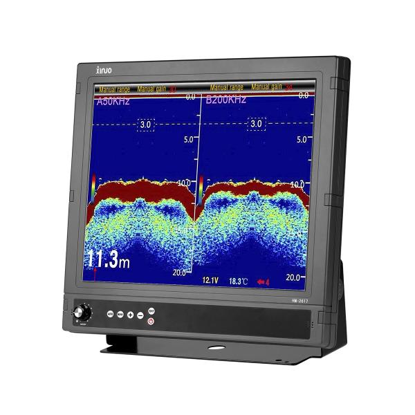 해양 TFT 컬러 LCD 레이더 및 수중 음파 탐지기 공장  15 인치 방수 IP65 IP67 : TransPacific
