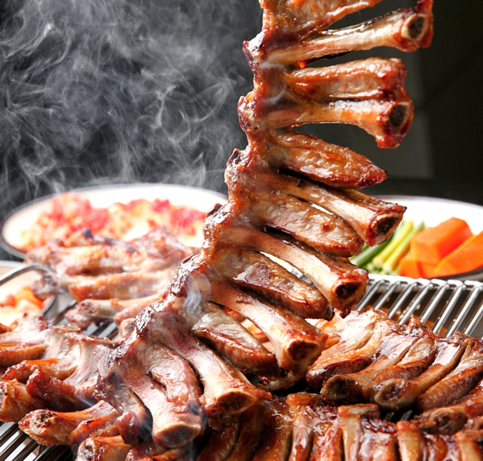 한돈 등갈비 1kg 웰돈 쪽갈비 바베큐구이 추석 선물 홈파티 캠핑용 : 푸드스톡