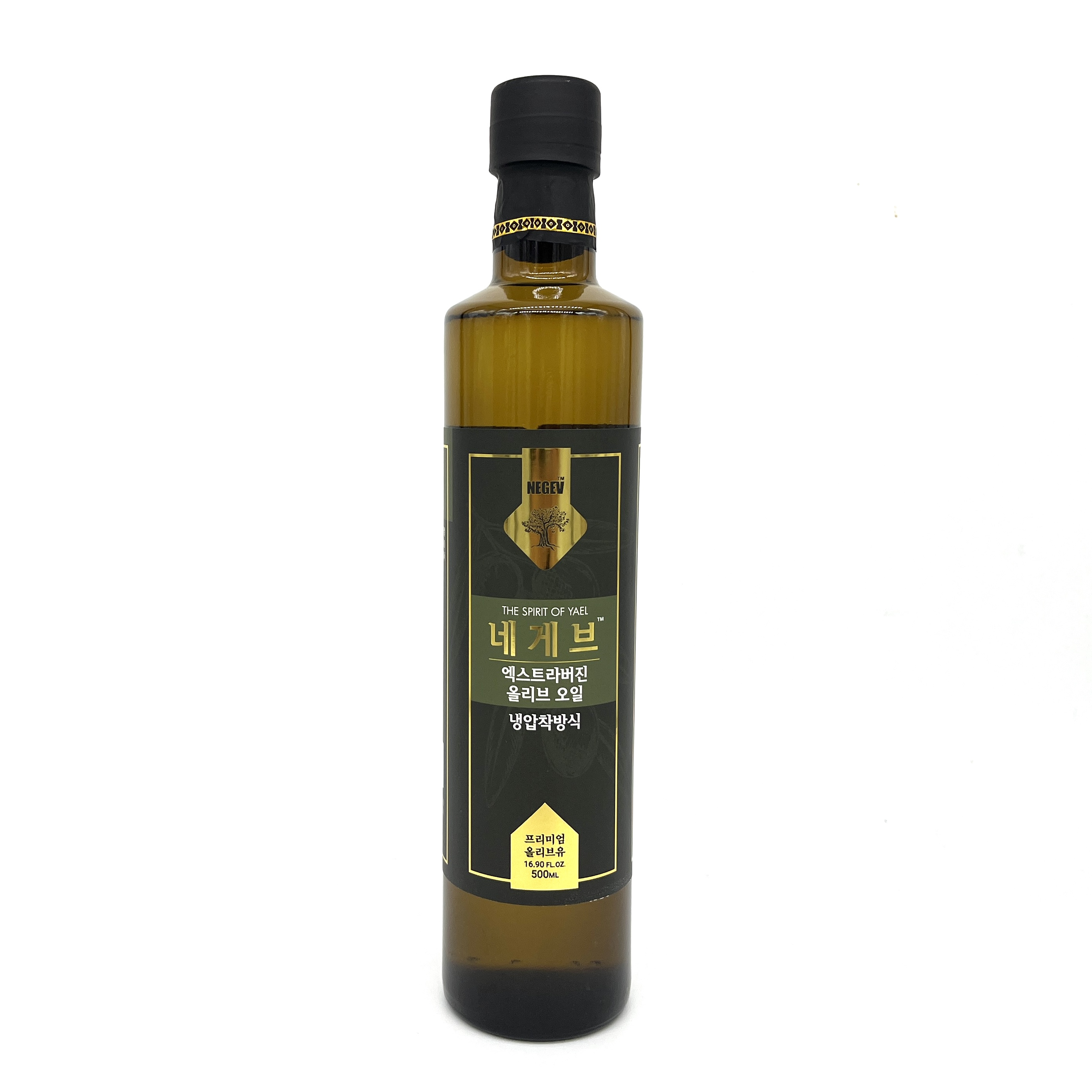 햇올리브열매 네게브 엑스트라버진 올리브오일 올레오칸탈 낮은산도 깔끔한맛 500ml, 1개 : 야엘바이오