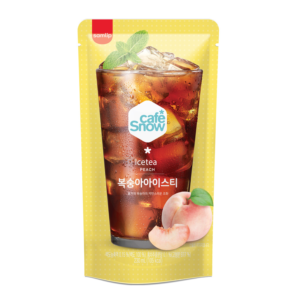 카페스노우 제로 망고에이드 230ml 10개 삼립 파우치에이드 : 코크스토어