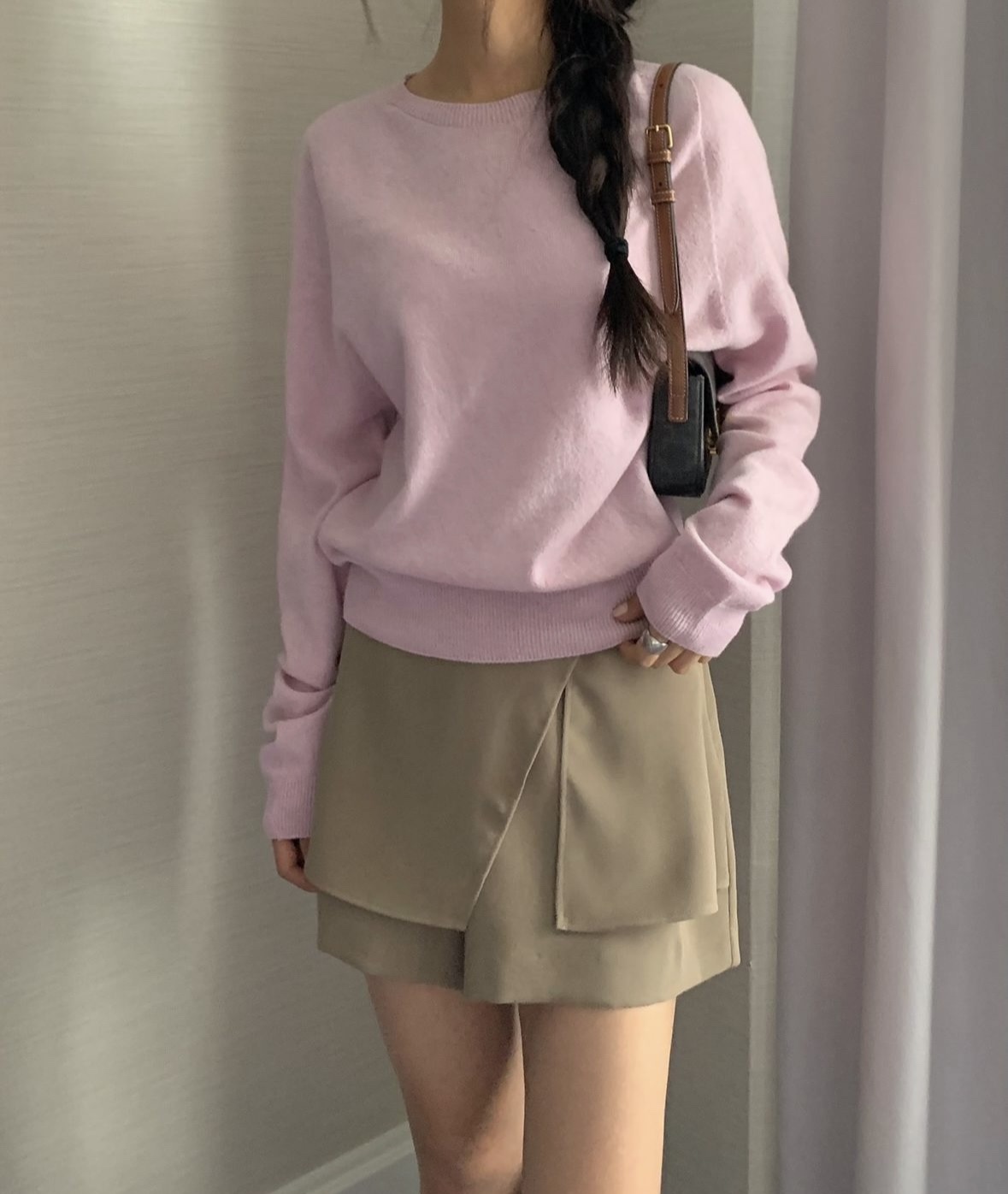 (아이 당일)무배 포스터 울100 홀가 니트 가을 신상 코디 : 에치와오