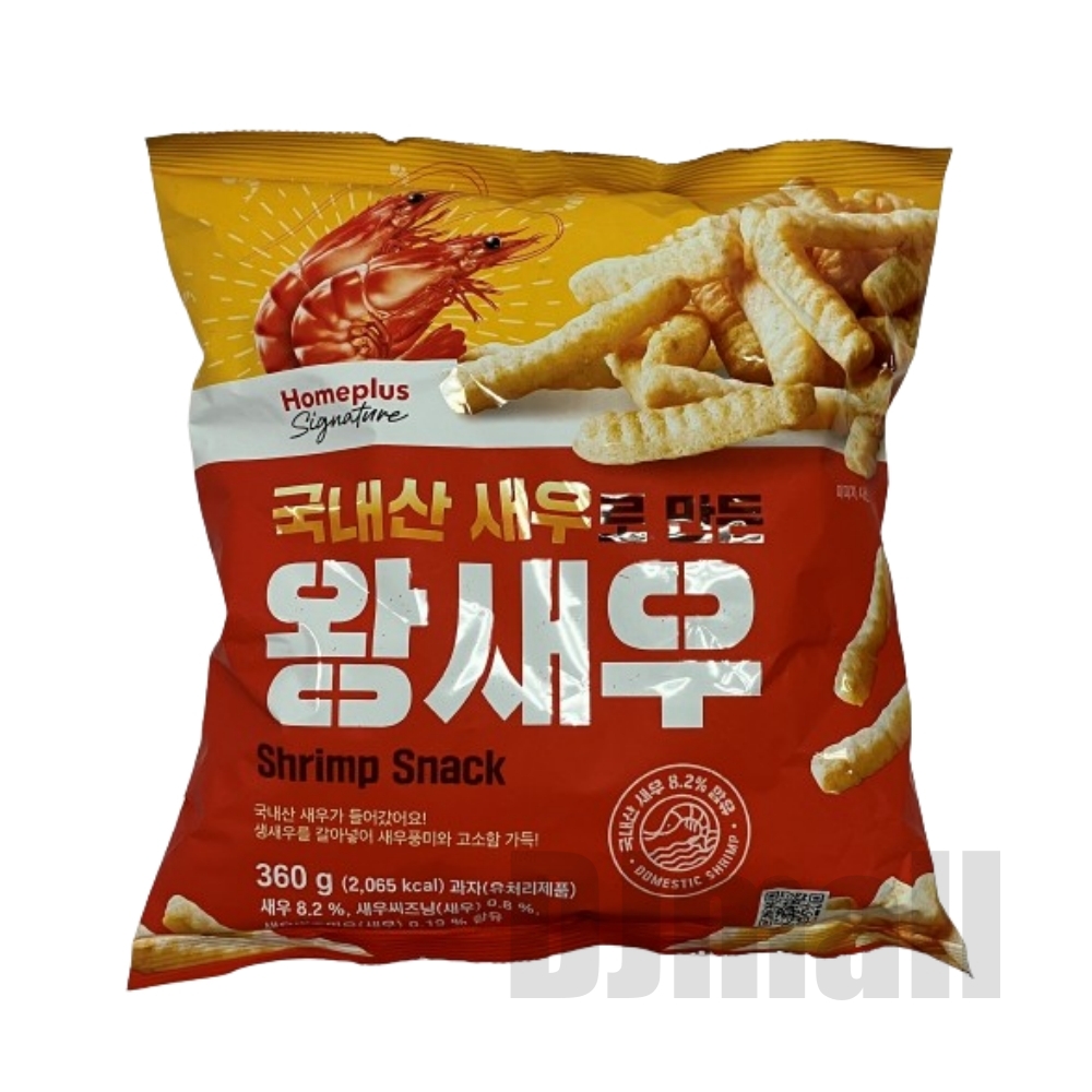 홈플러스 시그니처 오리지널 왕새우 새우깡 대용량 360g (P) 가용비 대형 : 동진몰