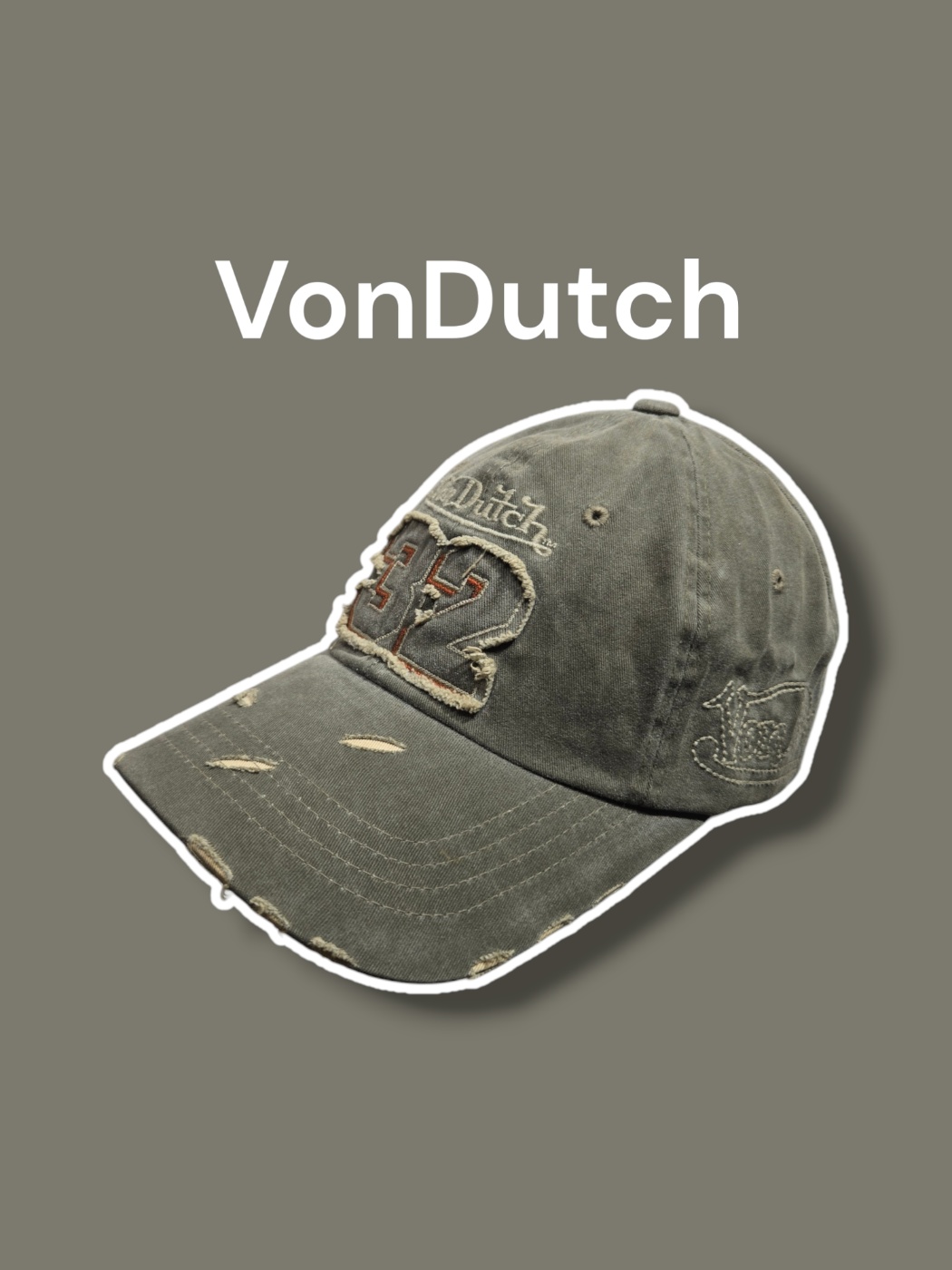 VonDutch 본더치 빈티지 워싱 볼캡 /0828 : 어쩔티지 세컨핸드샵