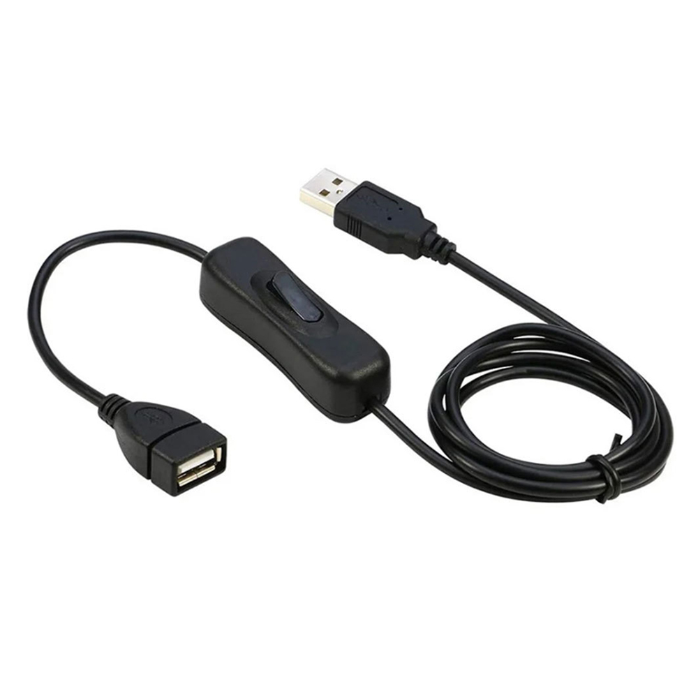 USB 전원 케이블 스위치 on/off usb연장 1m 2m : 퓨어에이브이