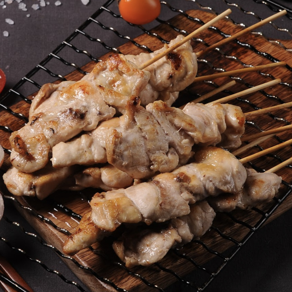 [업소용] 닭꼬치 500g 10꼬치 닭정육 닭살 순살 수제꼬치 구이 대구명물 다물꼬치 이자카야 업소용 식자재 : 한국식자재연구소