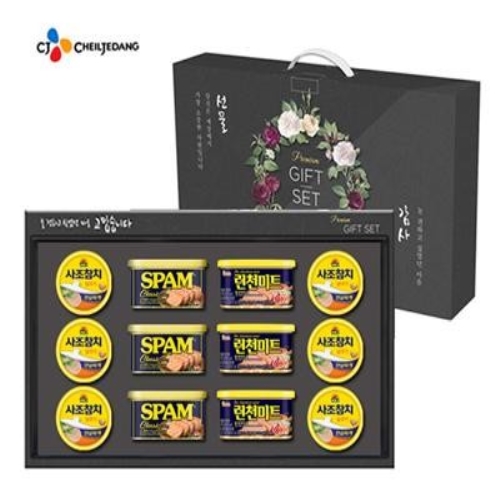 행복한 선택 34호 런천미트 참치 스팸 선물세트 : 에이스마켓인쇄제작각인
