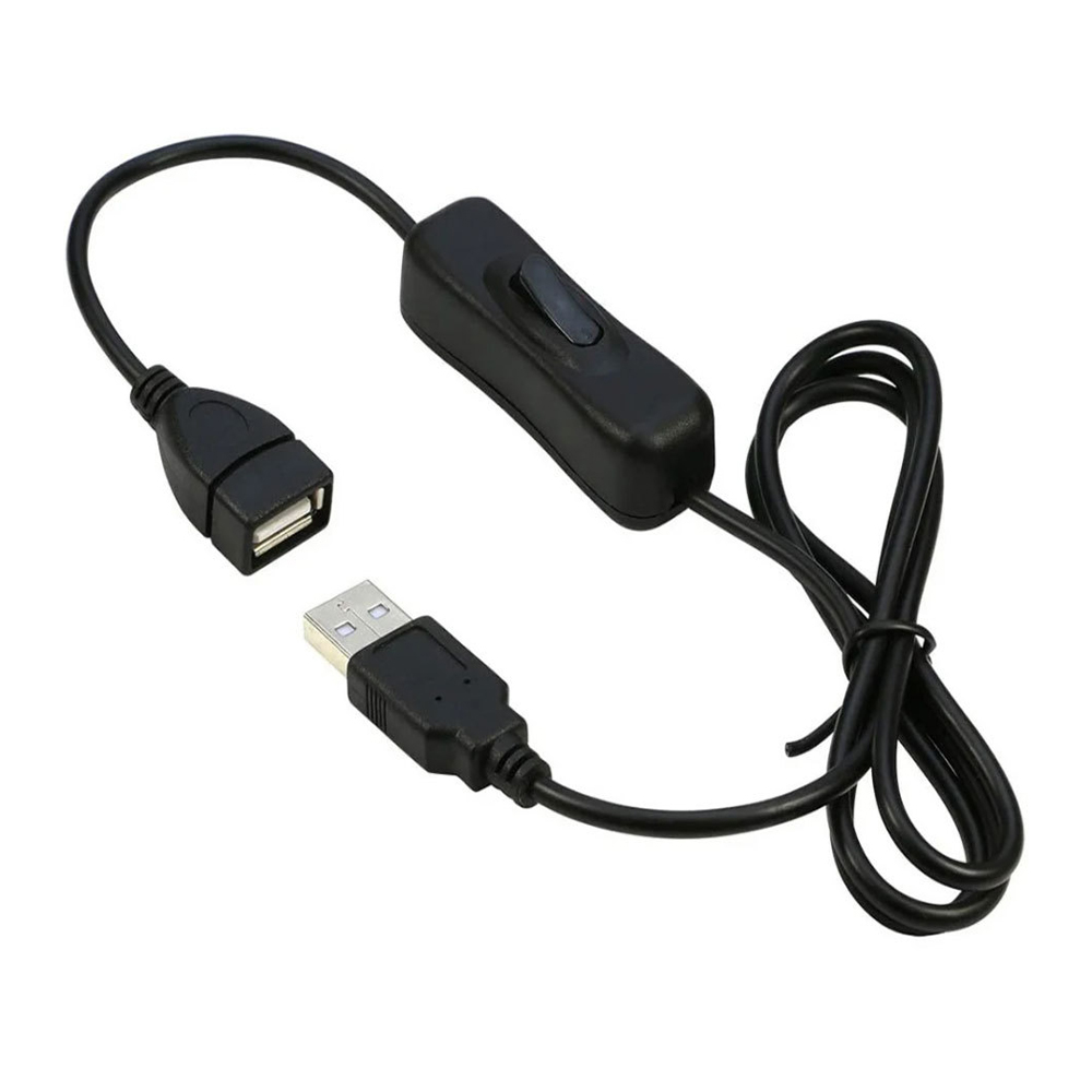 USB 전원 케이블 스위치 on/off usb연장 1m 2m : 퓨어에이브이