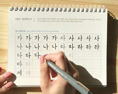 글씨 교정 악필 글씨체 손글씨 연습책 : sippinon