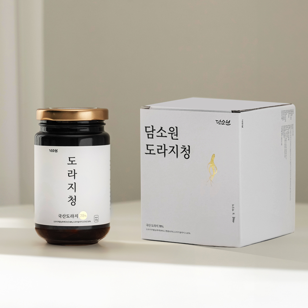 [3년근 약도라지 78%] 담소원 배 도라지청 300g : 헬시 패밀리