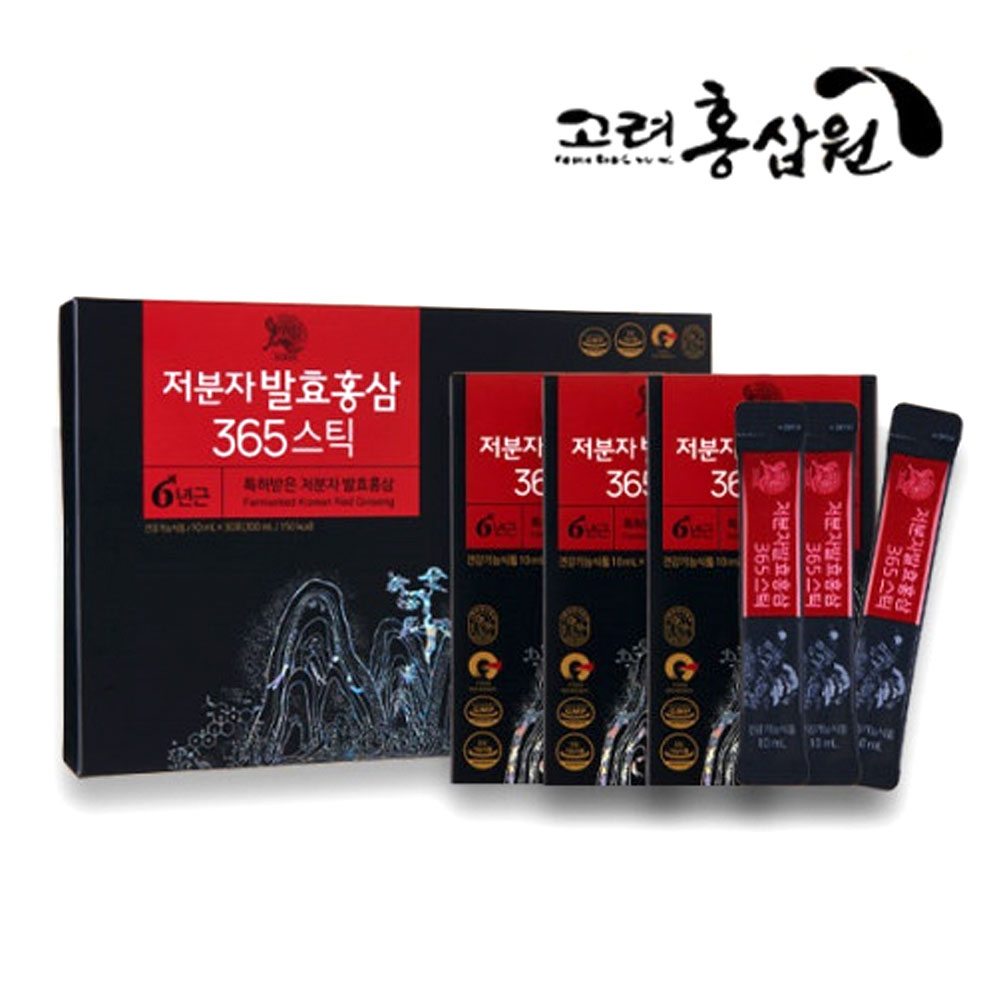 고려홍삼원 저분자 발효홍삼 스틱 명절 어르신 거래처 선물 30포 : 비타웨이브