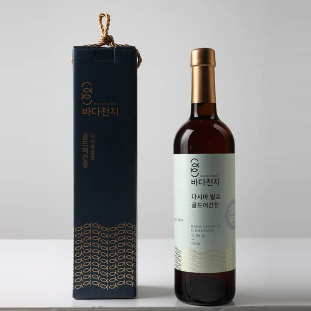 바다천지 다시마발효골드어간장 2호 750ml 천연 간장 무합성첨가물 : 제니타이거