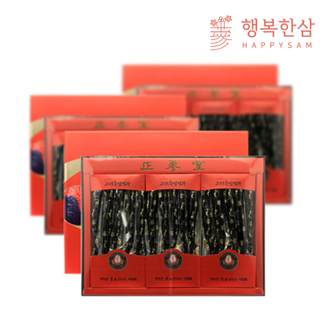 고려 흑삼정과 선물세트 500g 개별포장 홍삼정과 동진제약 행복한삼 : 행복한삼